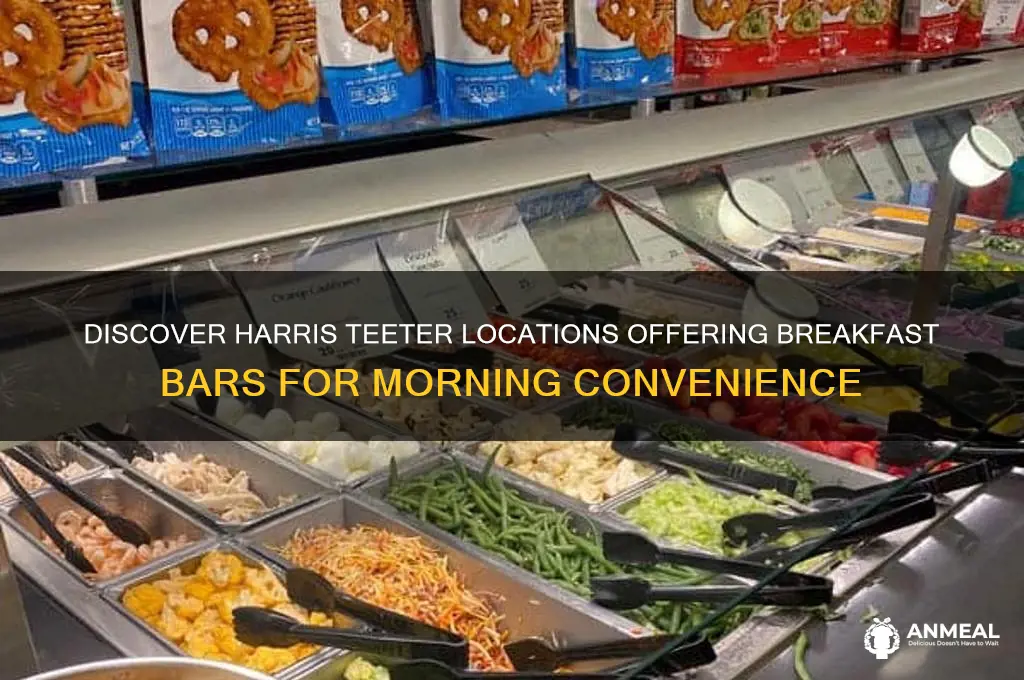 which harris teeters have breakfast bar