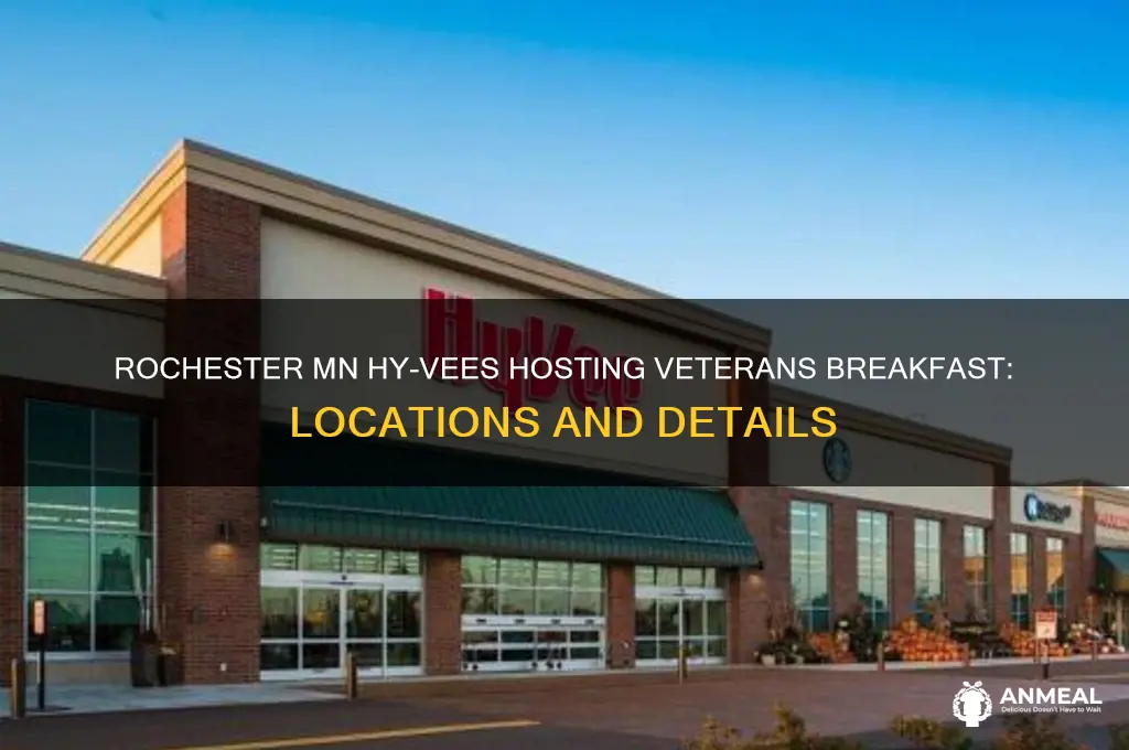 which hyvees in rochester mn are doing the veterans breakfast