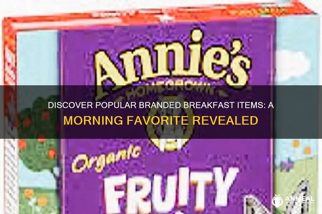 which is an example of a branded breakfast item