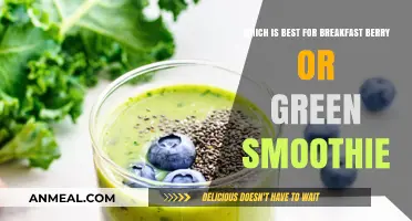 Berry vs. Green Smoothie: Which Breakfast Boosts Energy Best?