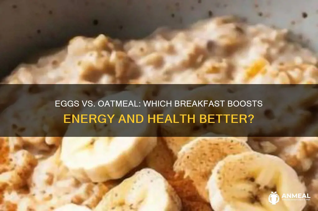 which is better for breakfast eggs or oatmeal