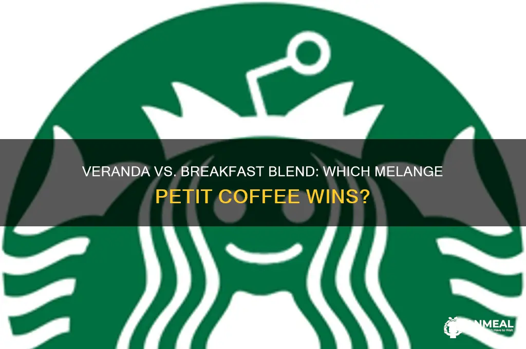 which is better veranda blend or breakfast blend melange petit