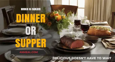 Dinner vs. Supper: Unraveling the Timing of Evening Meals