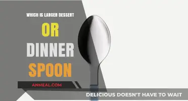 Dessert vs. Dinner Spoon: Uncovering the Size Difference