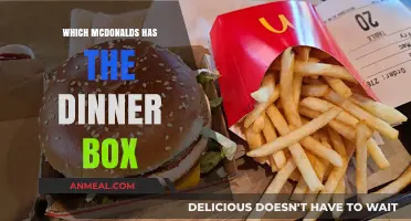 Discover Which McDonald's Locations Offer the Dinner Box Tonight