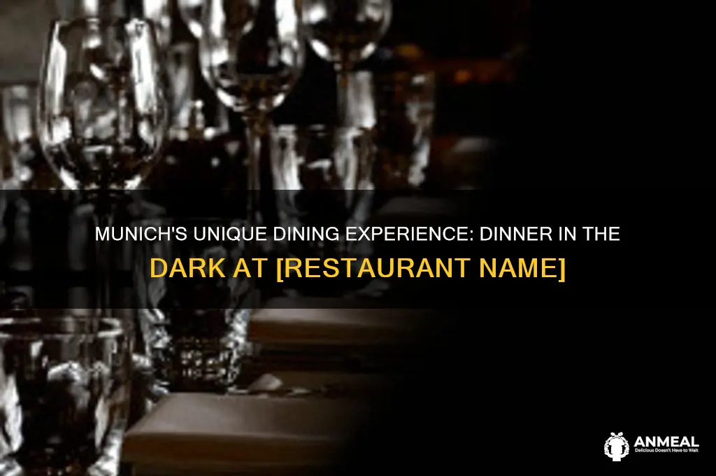 which munich restaurant is famous for dinner in the dark