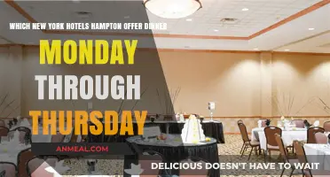 New York Hampton Hotels Serving Dinner Monday to Thursday Nights