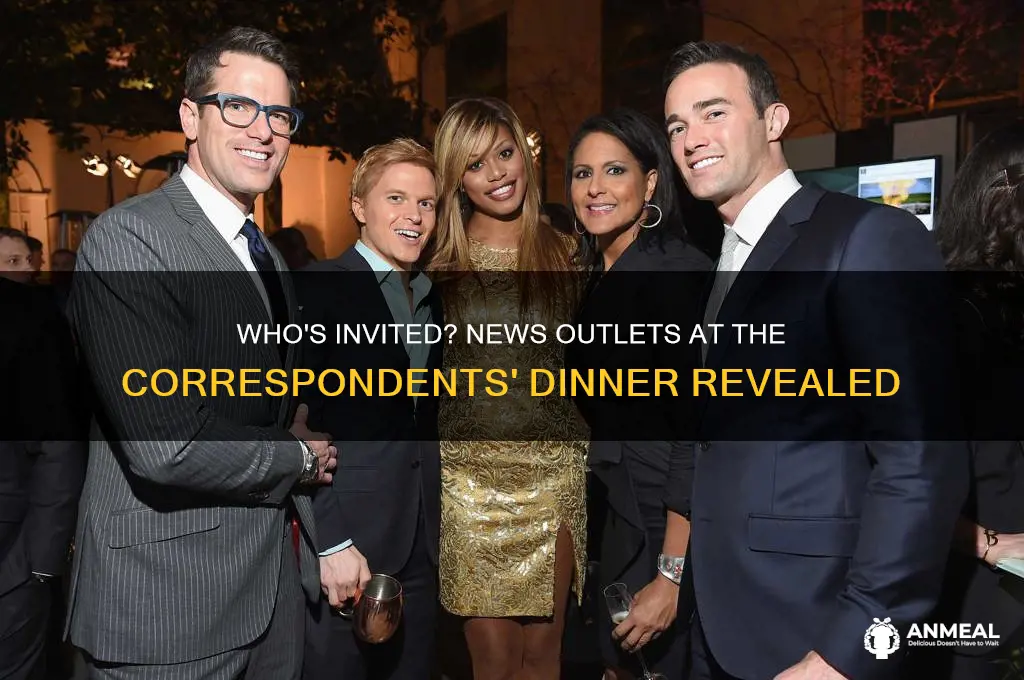 which news outlets attend correspondents dinner