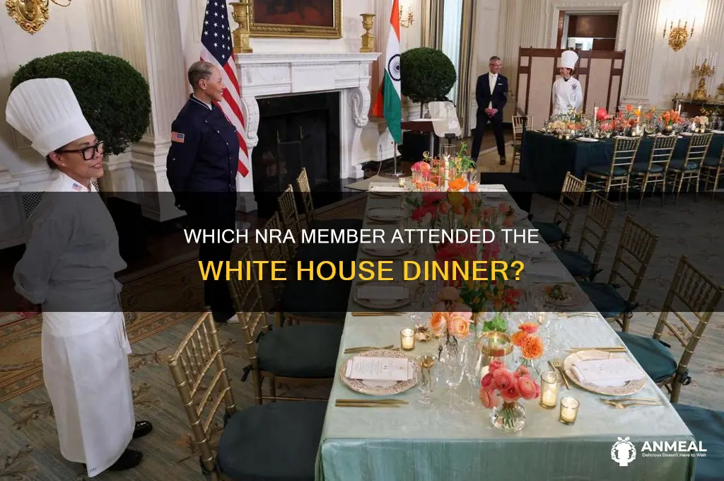 which nramember attened white house dinner