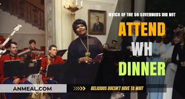 Which Governor Skipped the White House Dinner?