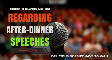 Debunking Myths: What After-Dinner Speeches Are Not About