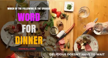 Discovering the Spanish Word for Dinner: A Quick Language Guide