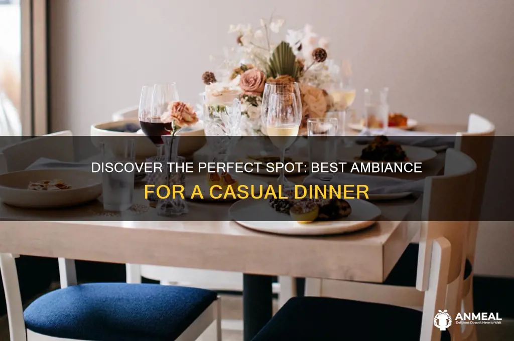 which place has the best ambiance for a casual dinner