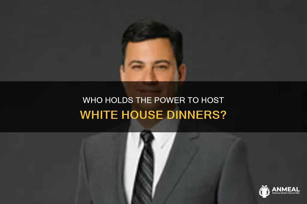 which power host a dinner at the white house
