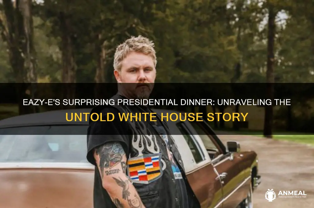 which president did eazy e have dinner with