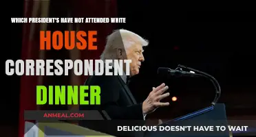 Presidents Who Skipped the White House Correspondents' Dinner