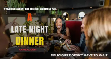 Discover the Perfect Late-Night Dinner Ambiance: Top Restaurant Picks