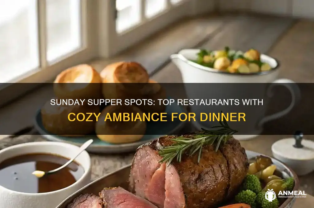 which restaurant has the best ambiance for a sunday dinner