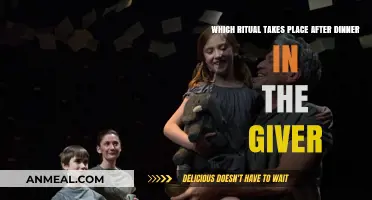 The Giver's Evening Ritual: Unveiling the Post-Dinner Ceremony