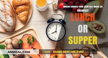 Lightest Meal Timing: Breakfast, Lunch, or Supper for Optimal Health?