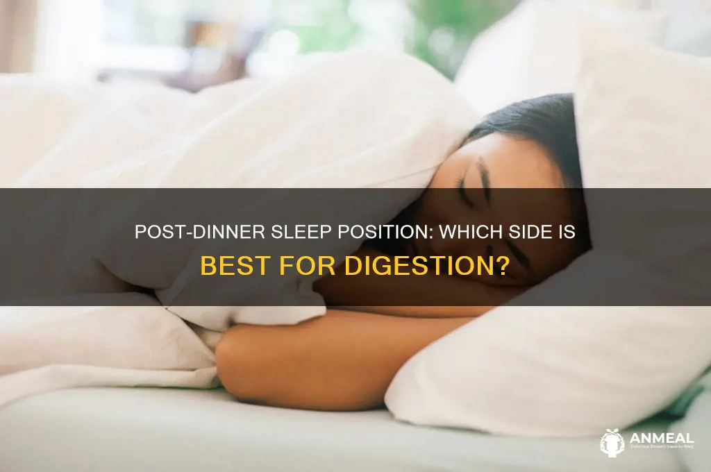 which side sleep after dinner