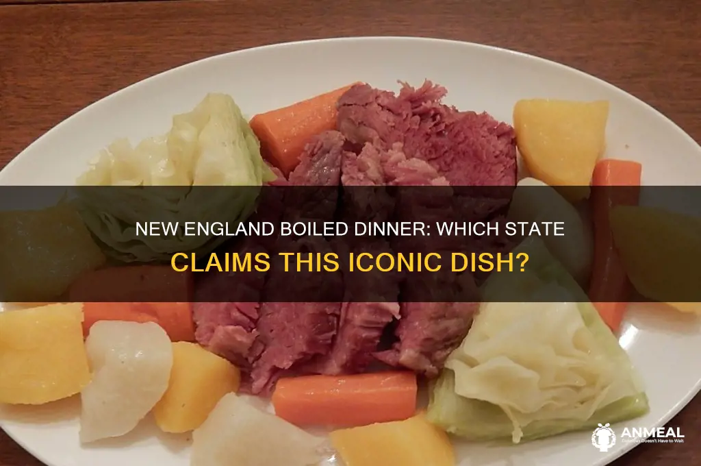 which state is famous for new england boiled dinner