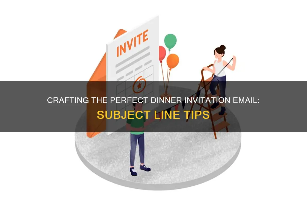 which subject for dinner invitation email
