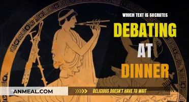 Socrates' Dinner Debate: Unraveling the Text Under Discussion