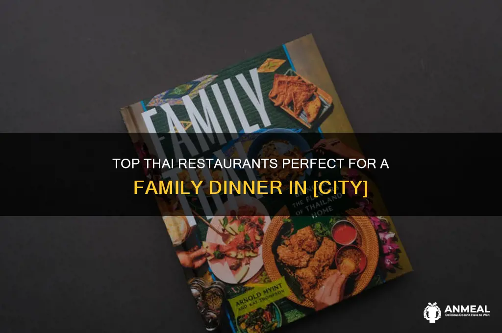 which thai restaurant is best for a family dinner