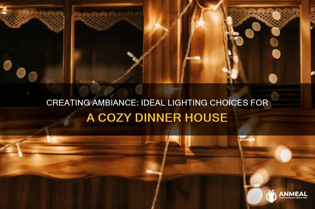 which type of lighting is favorable in a dinner house