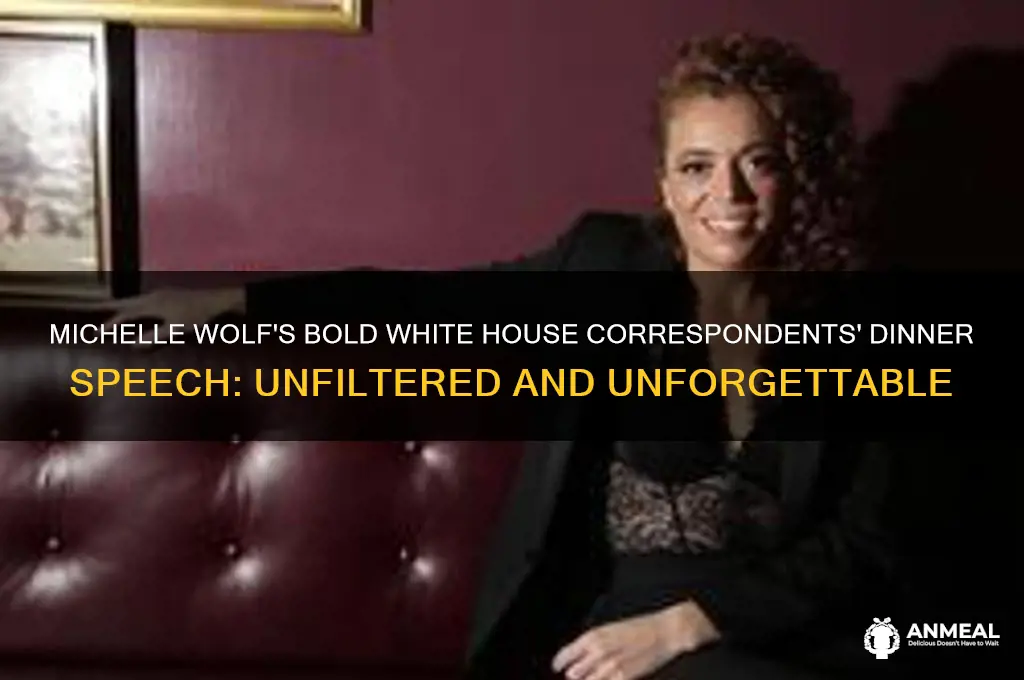 which white house correspondents dinner michelle wolf