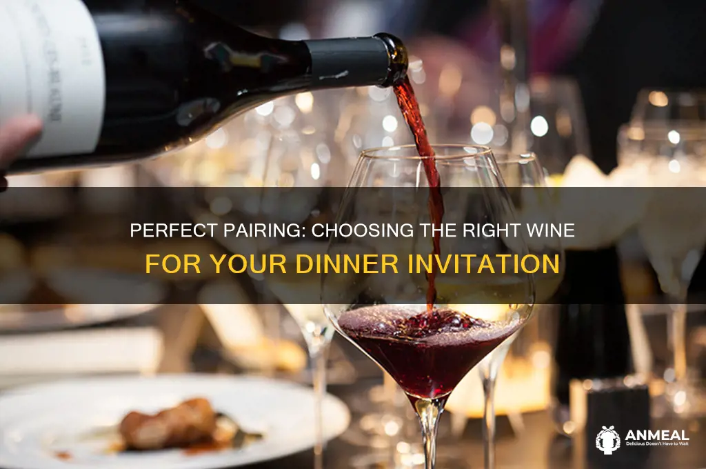 which wine to take when invited for dinner