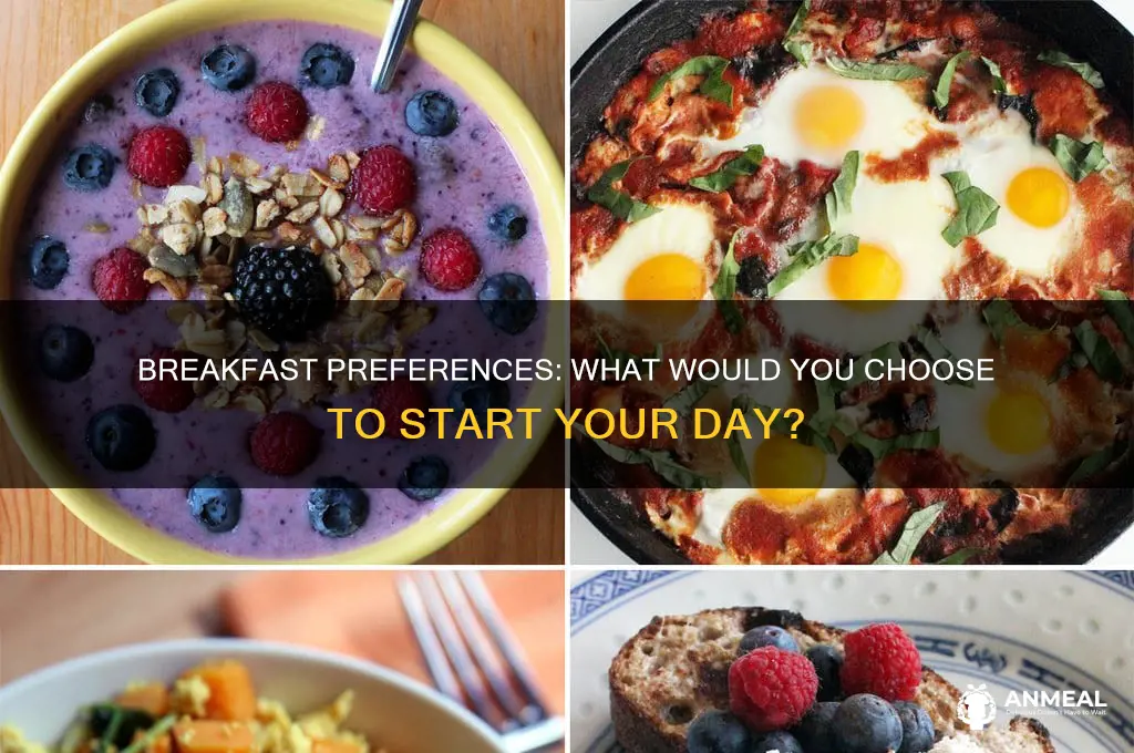 which would you be most likely to have breakfast