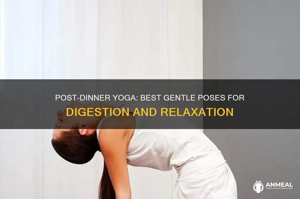 which yoga is best after dinner
