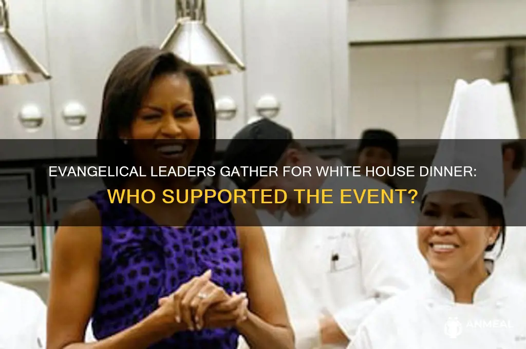 who aid for the evangelical white house dinner