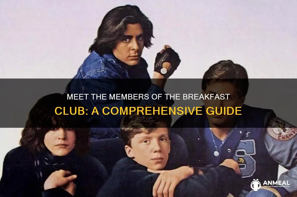 who are the memners of the breakfast ckub