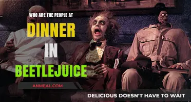 Unveiling the Eccentric Dinner Guests in Beetlejuice's Iconic Scene