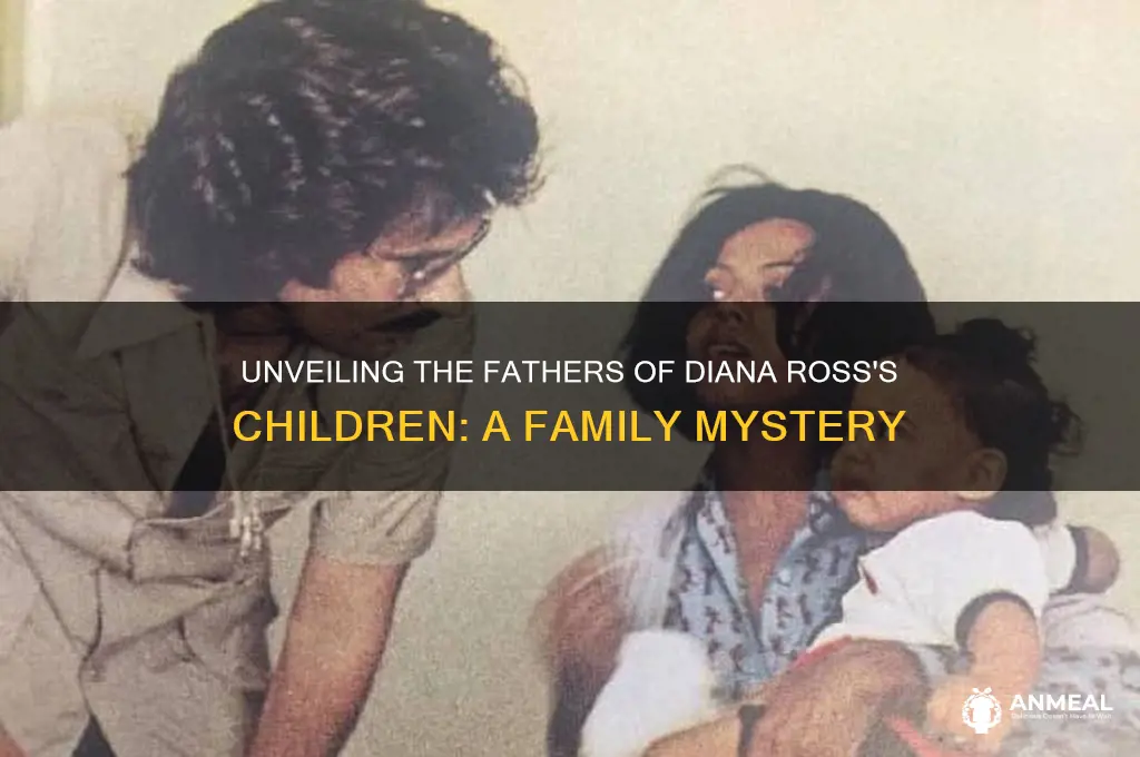 who arw the fathers of dinna ross kids