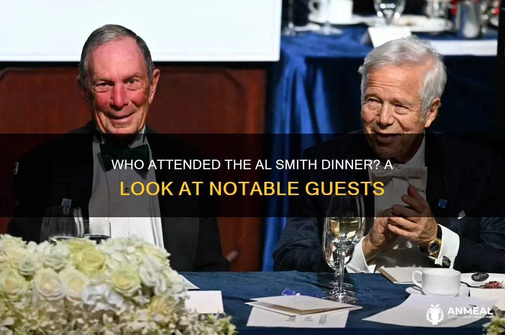 who attended al smith dinner