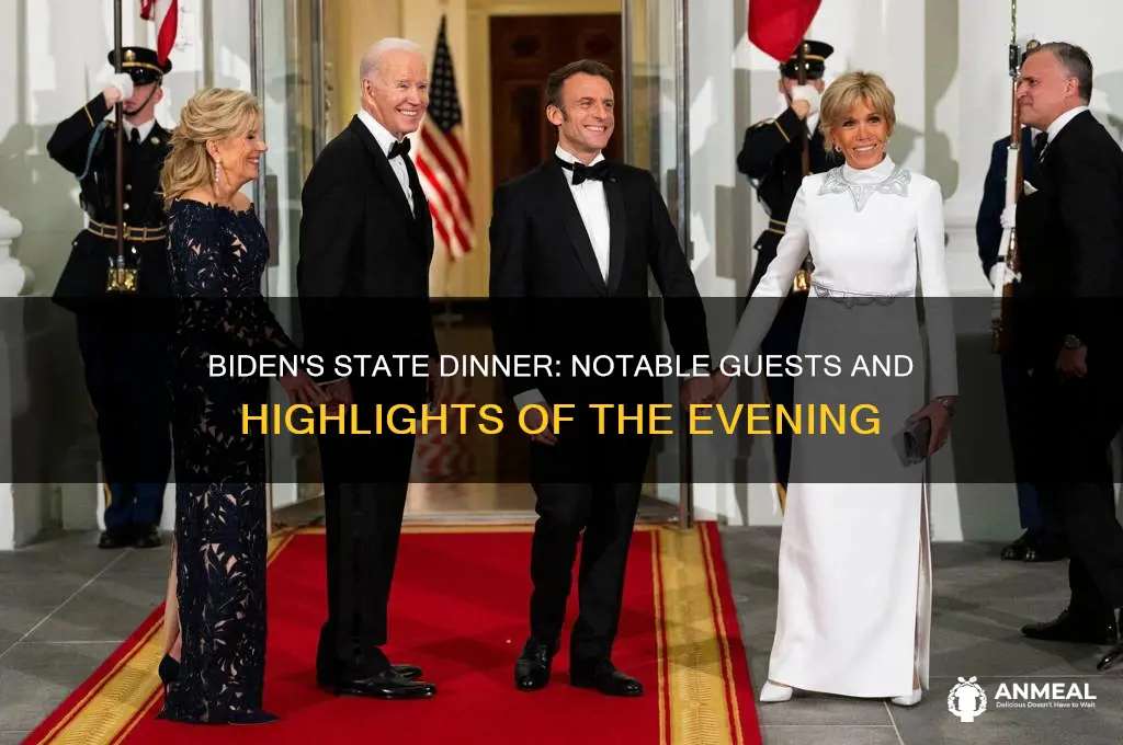 who attended biden state dinner