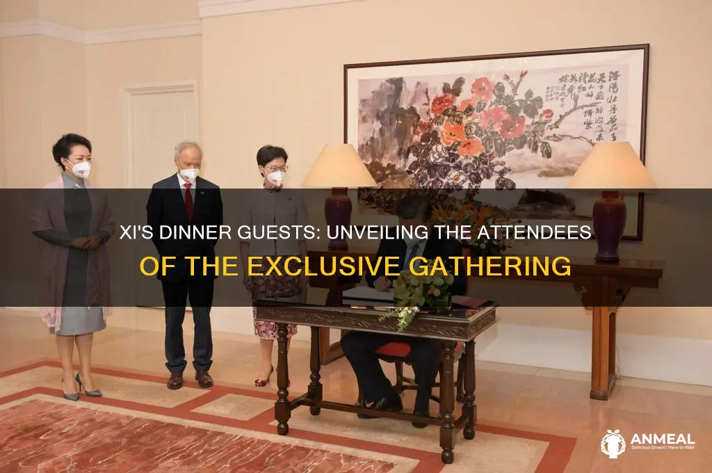 who attended dinner with xi