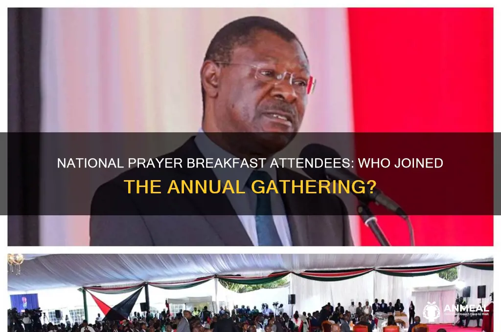 who attended national prayer breakfast