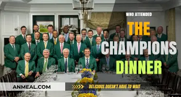 Champions Dinner Guest List: Who Joined the Exclusive Celebration?