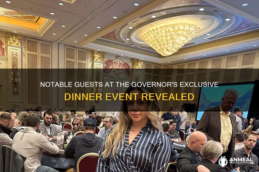 who attended the governor