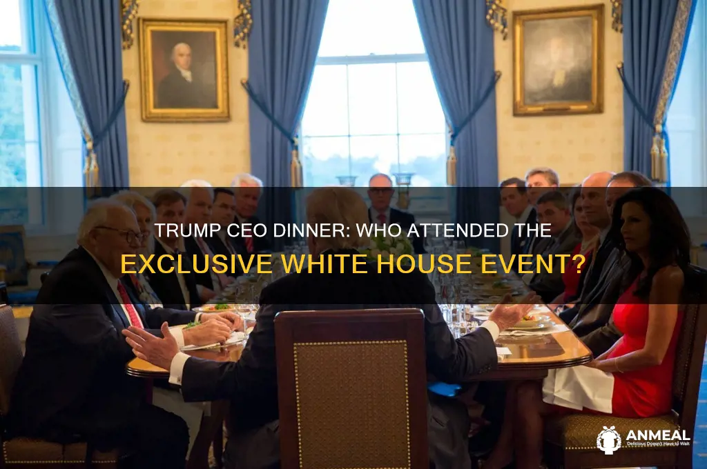 who attended trump ceo dinner