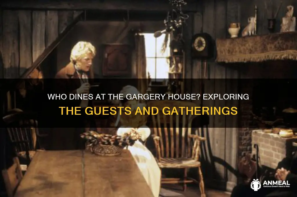 who attends dinner at the gargery house
