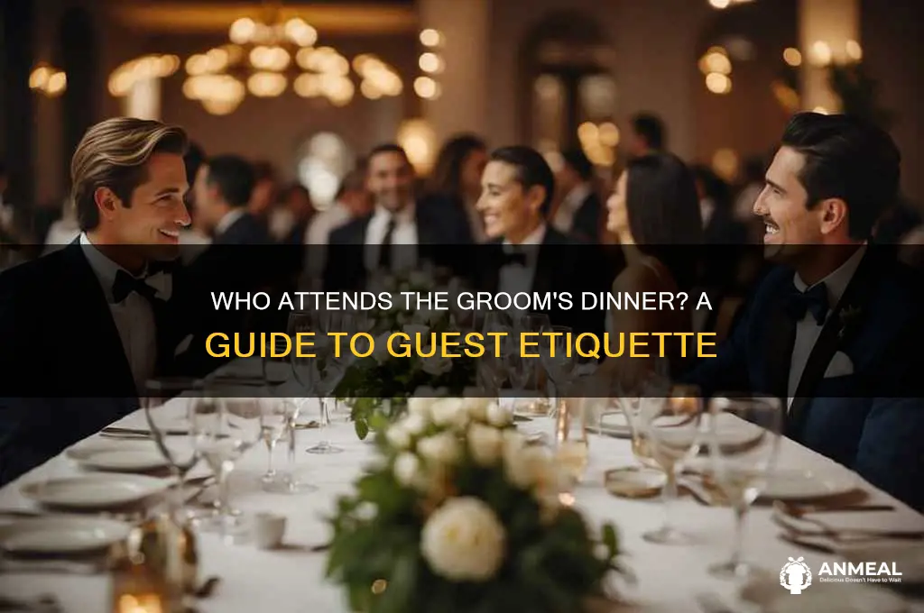 who attends the groom