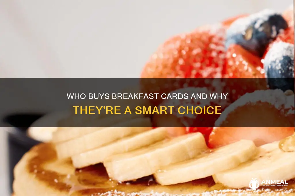 who buys and breakfast cards