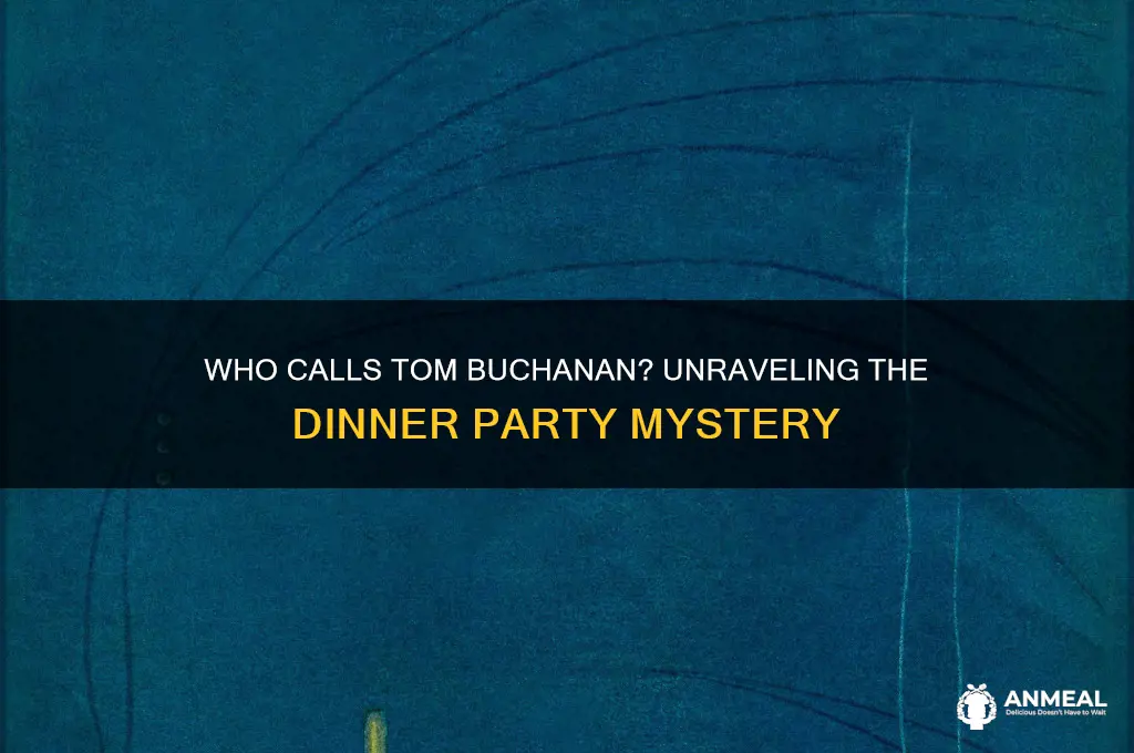 who calls tom buchanan during the dinner party