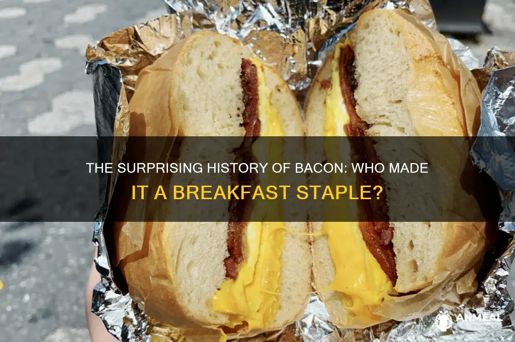 who came up with bacon for breakfast